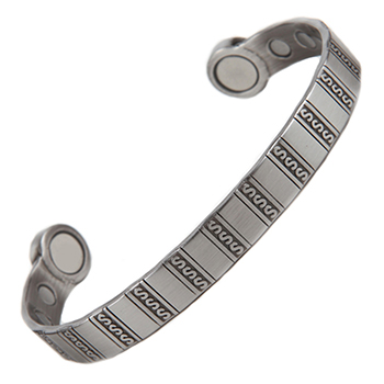 Hi-Power Silver S Magnetic Bracelet